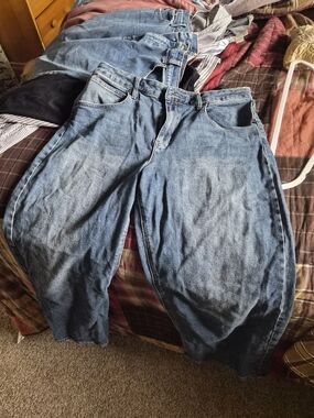 Project Indigo Barrel Relaxed Fit Blue Denim Jeans
